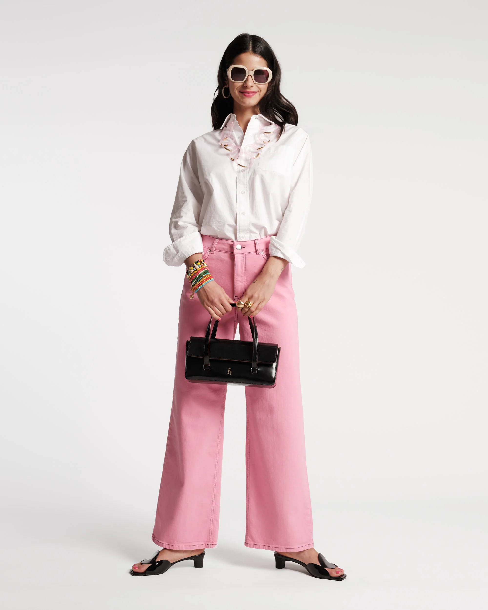 Ace Jean Stretch Denim - Pink - Image 5