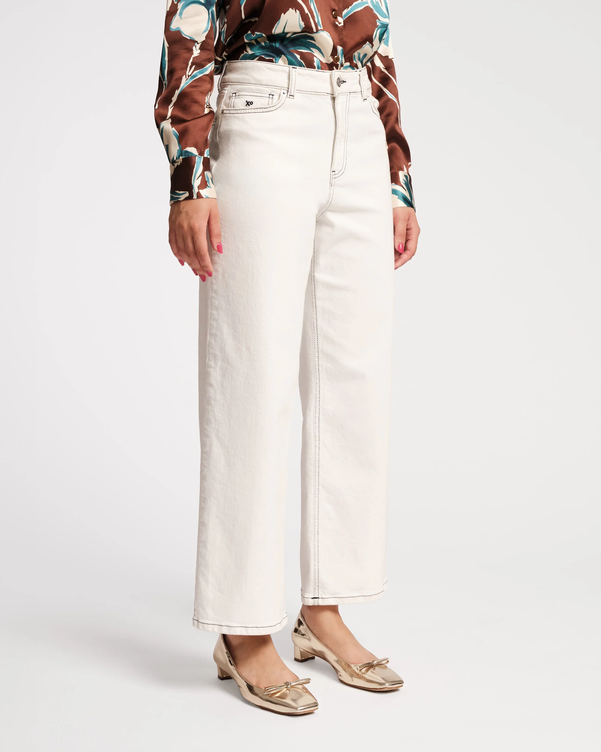 Ace Jean Stretch Denim - White - Image 5