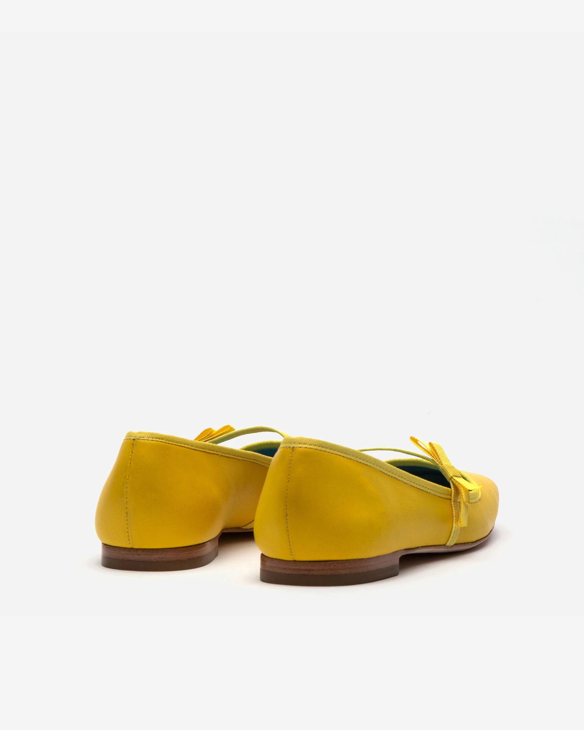 Jude Mary Jane Flat - Leather Canary - Image 4