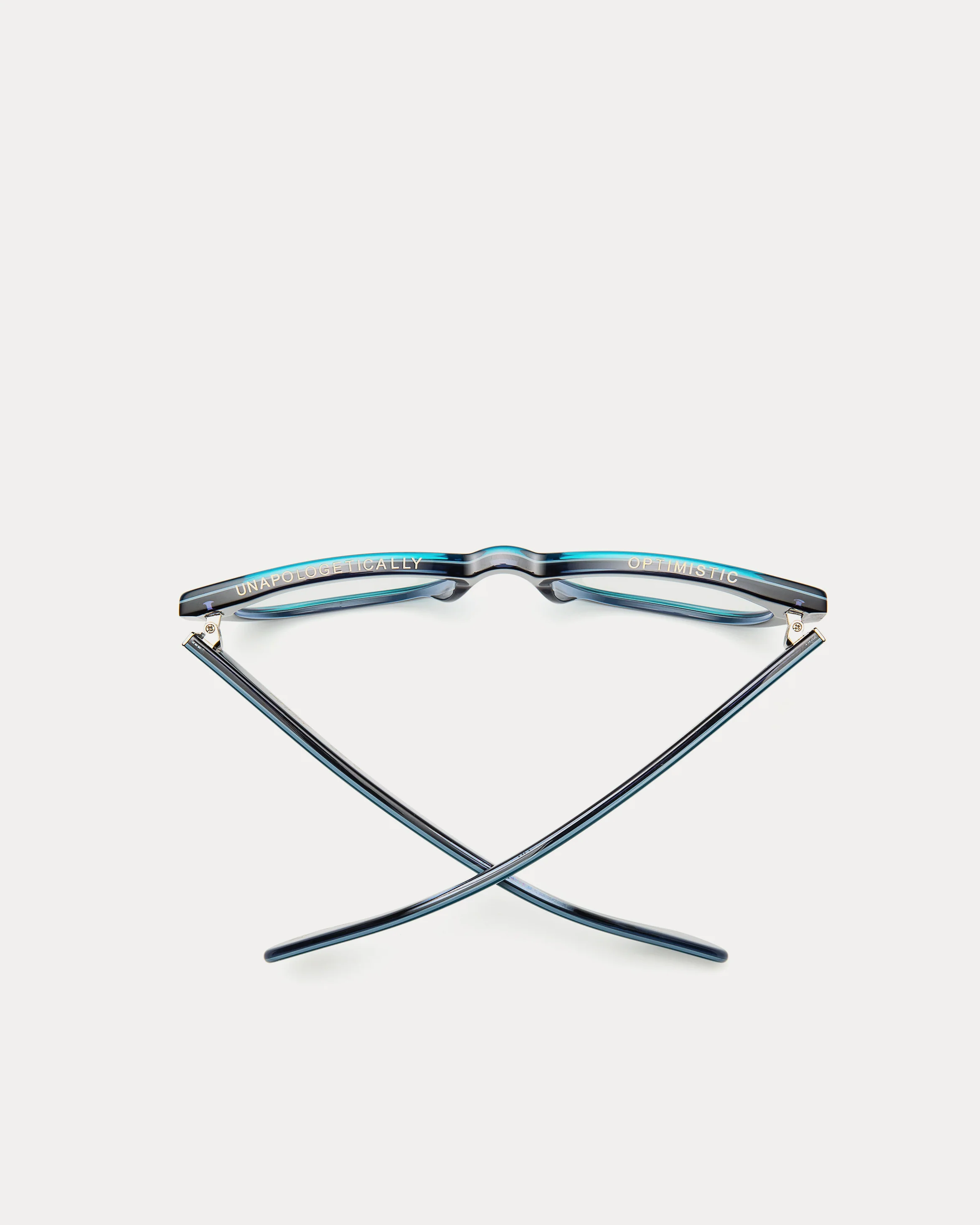 Miklos Reading Glasses - Polished Carolina Blue - Image 7