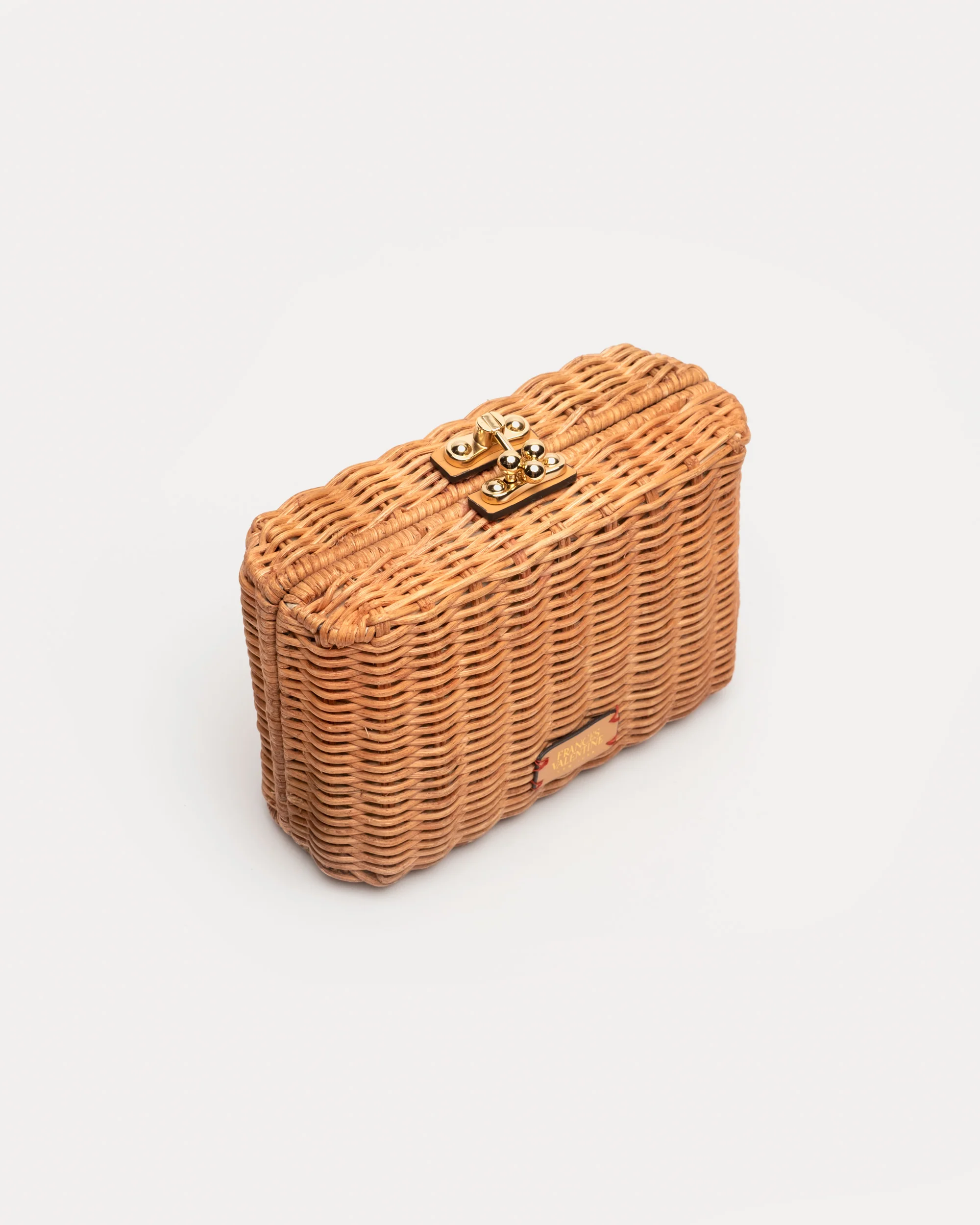 Paige Wicker Clutch - Toast - Image 5