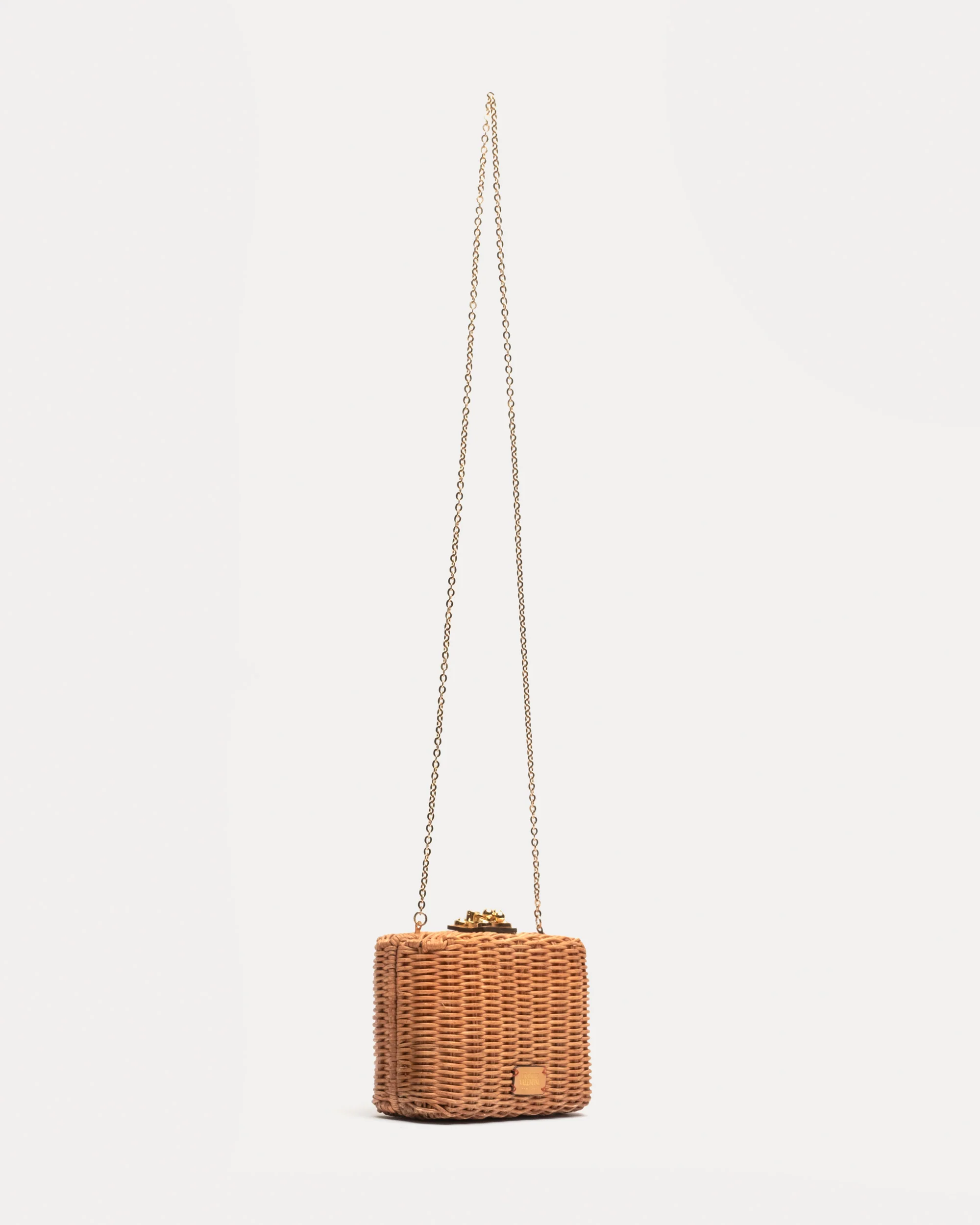 Paige Wicker Clutch - Toast - Image 6