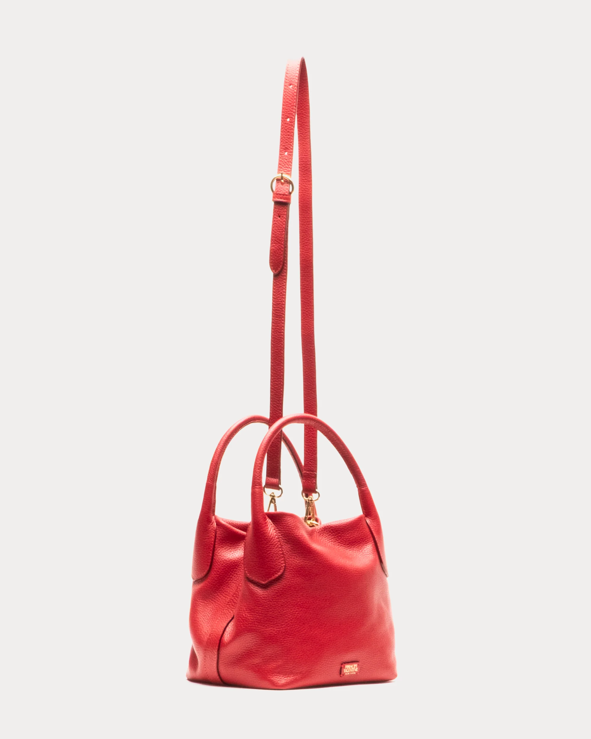 Mini Sweet Pea - Tumbled Leather Red - Image 3