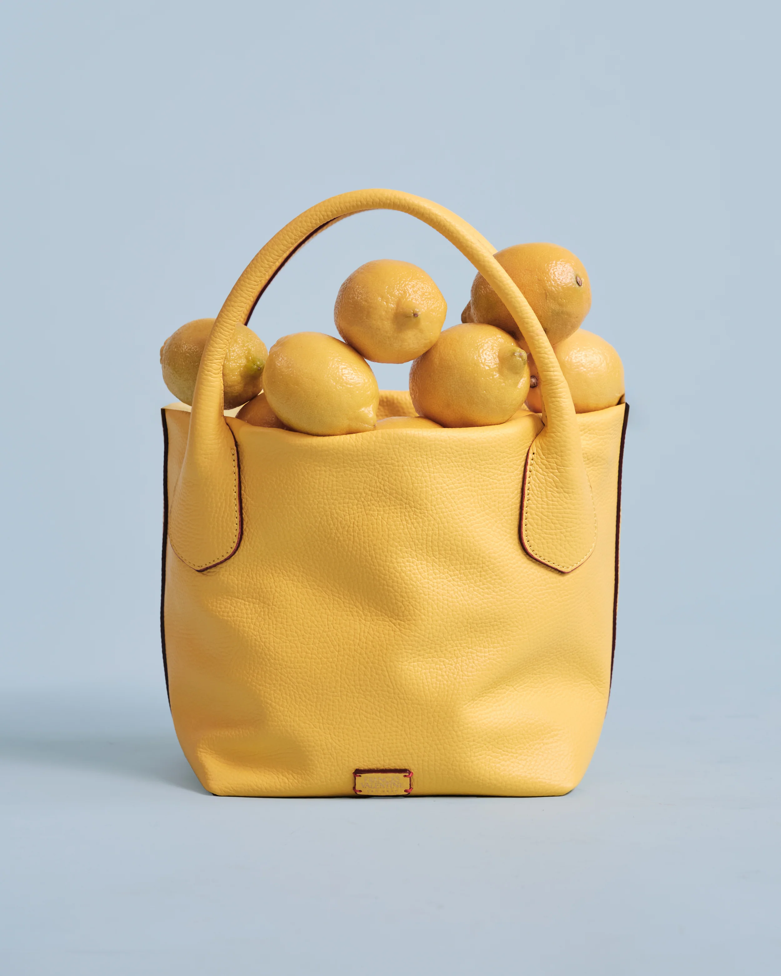 Mini Sweet Pea - Tumbled Leather Yellow - Image 3