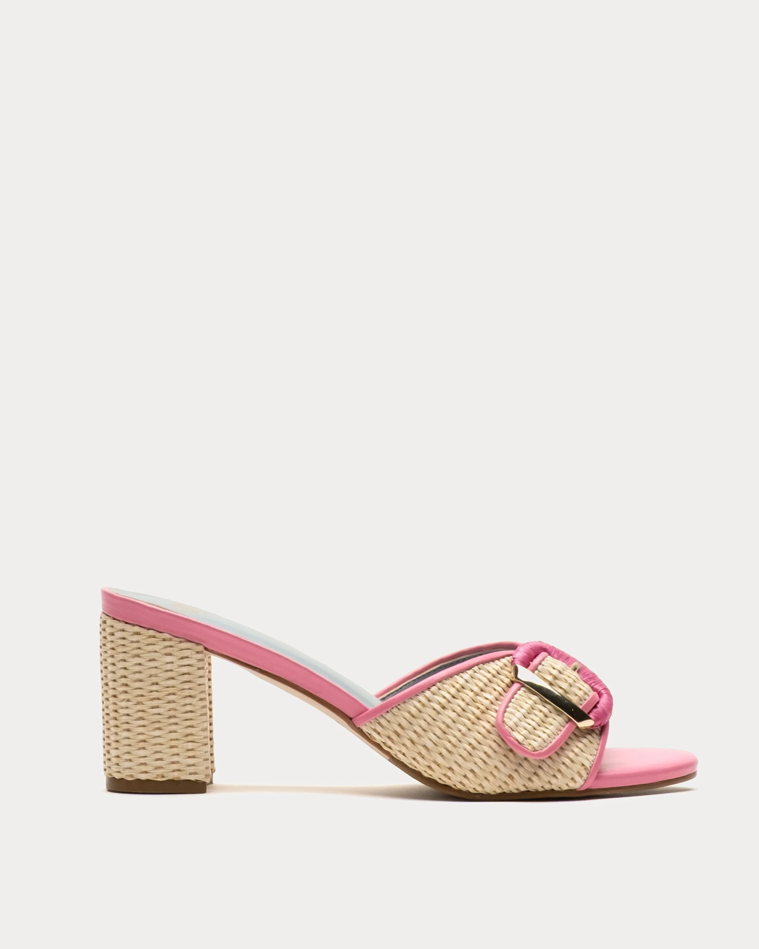 Taylor Buckle Heel - Pink - Image 3